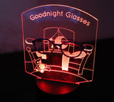 Glasses Holder & Nightlight