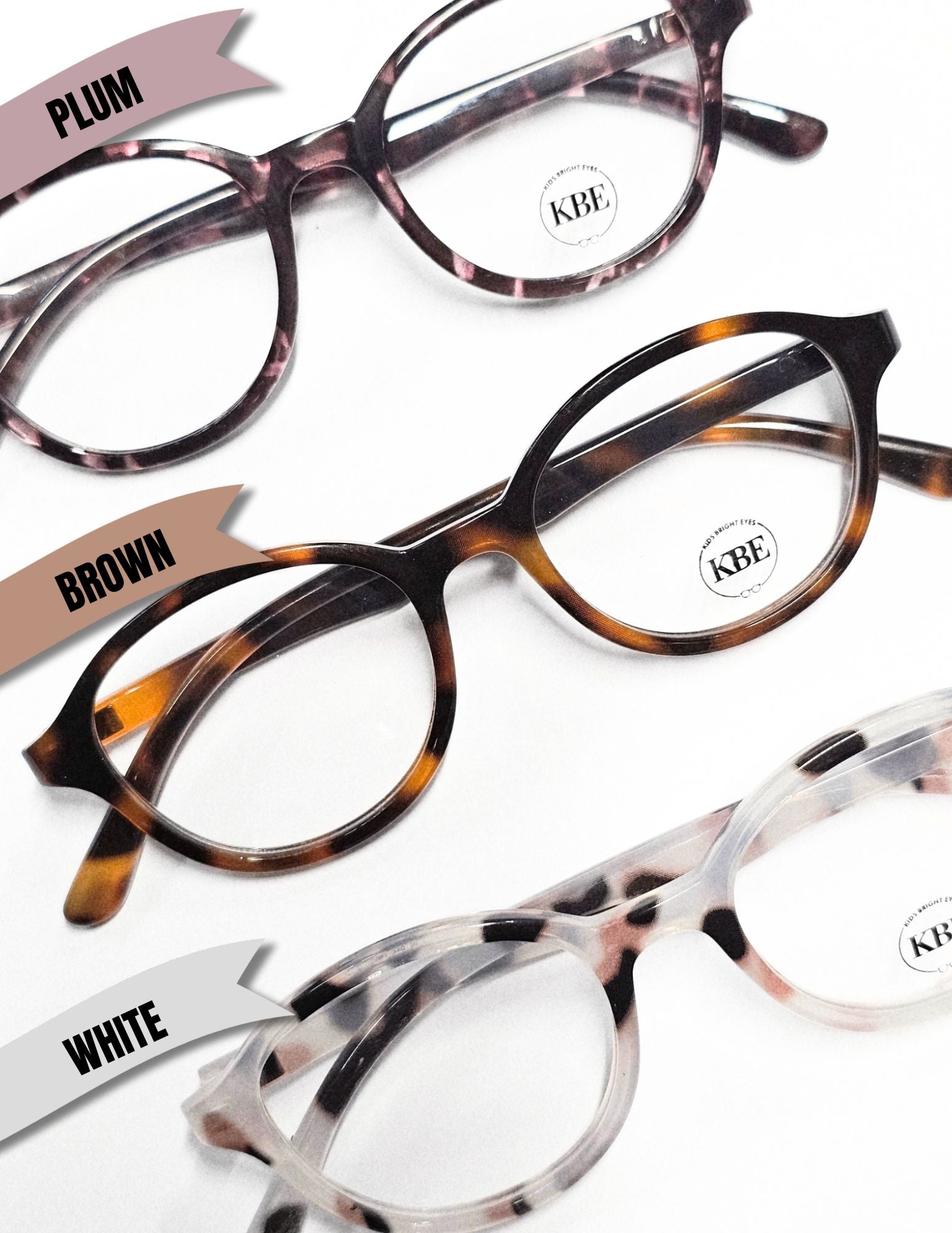 NEW! Torties- Brown- all sizes – Kids Bright Eyes